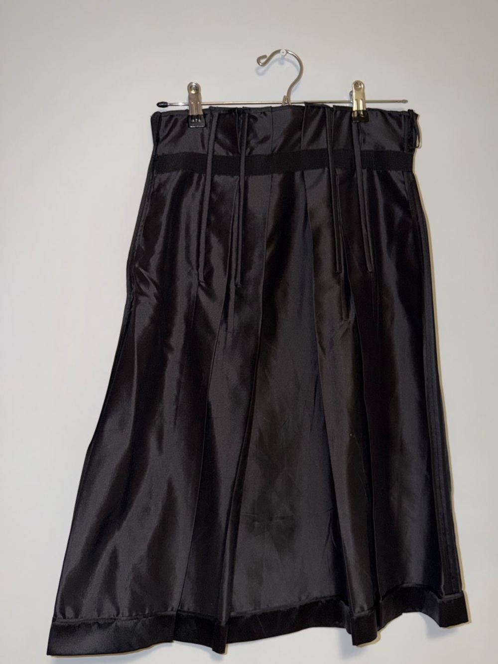 Prada Black A-Line Midi Skirt